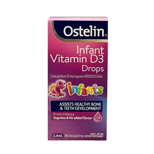 Ostelin Infant Vitamin D3 Drops nhỏ giọt
