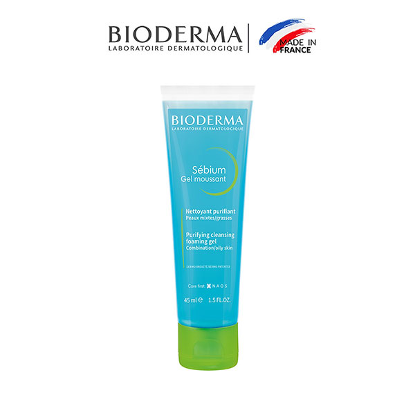 Gel rửa mặt Bioderma dành cho da dầu & hỗn hợp Sebium Gel Moussant