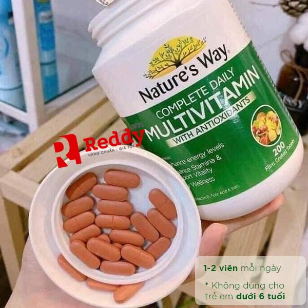 Hướng dẫn sử dụng vitamin tổng hợp nature’s way complete daily multivitamin