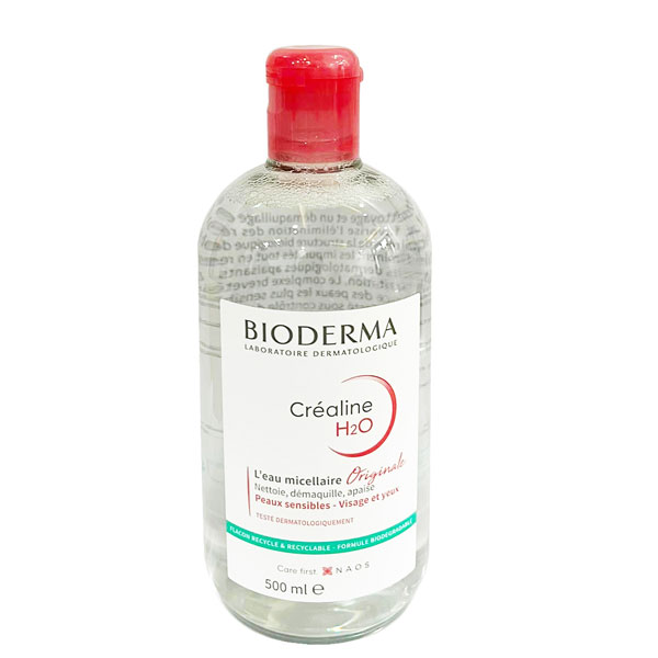 Nước tẩy trang Bioderma màu hồng cho da khô nhạy cảm