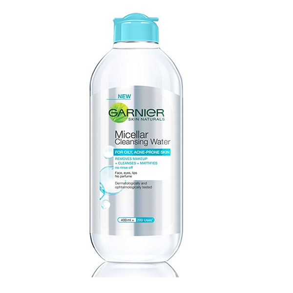 Nước Tẩy Trang Garnier Micellar Cleansing Water For Oily & Acne-Prone Skin 400ml (nắp xanh)