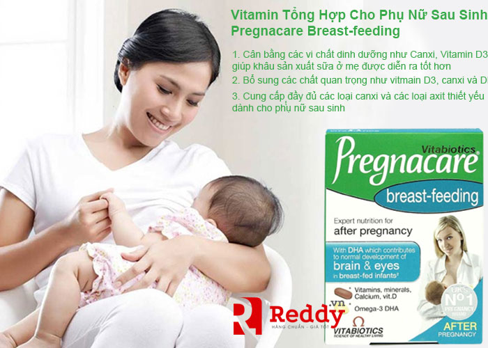 Pregnacare breast feeding Vitamin cho mẹ sau sinh và cho con bú