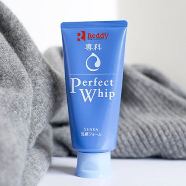 Sữa rửa mặt bọt tơ tằm Senka Perfect Whip Shiseido 120g xanh
