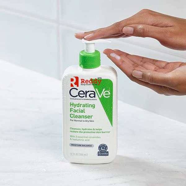 sữa rửa mặt cerave hydrating cleanser phù hợp với các loại da