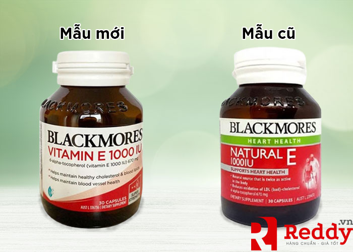 viên uống Blackmores Natural Vitamin E 1000IU của Úc mẫu mới