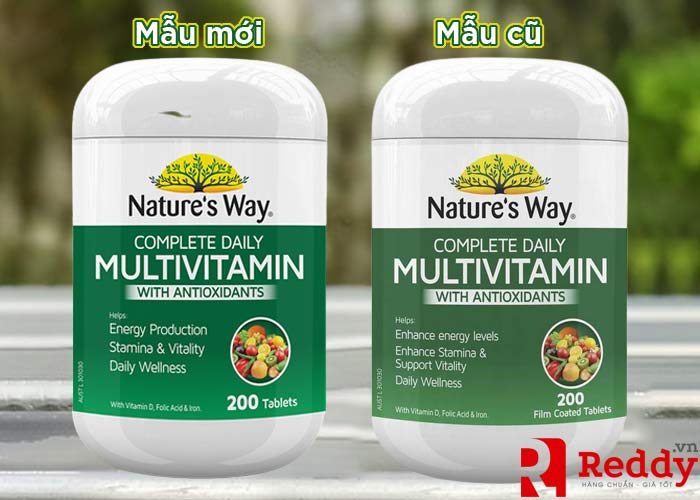 Vitamin Nature’s Way Complete Daily Multivitamin Úc 200v mẫu mới